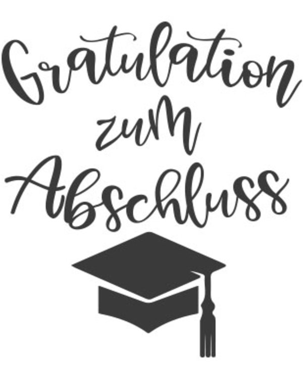 Ein Titelbild mit einer Aufschrift zum Abschluss | © RÖSLE GROUP