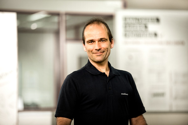GRÖMO applications engineer Christian Loderer