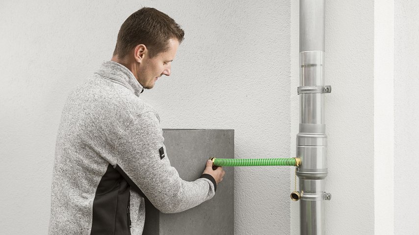 Wassersammler Montage | © GRÖMO