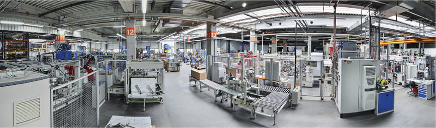 Fully automated production at GRÖMO | © GRÖMO Fully automated production at GRÖMO | © GRÖMO