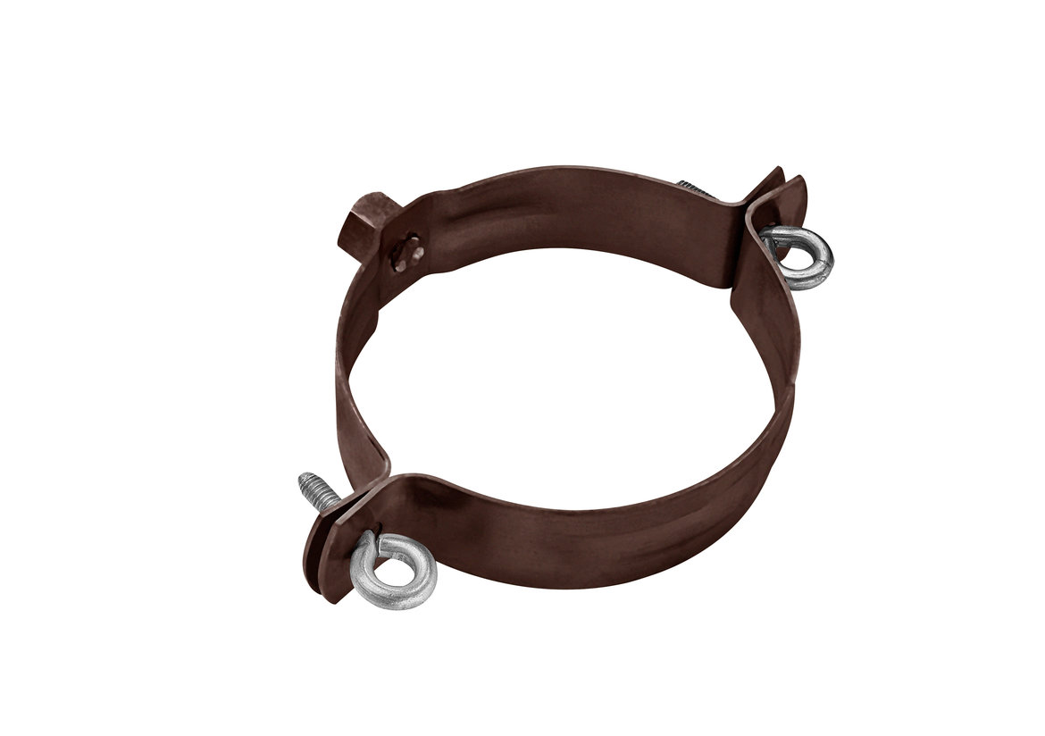 GRÖMO ALUSTAR Regenstandrohrschelle mit Gewindemutter M10