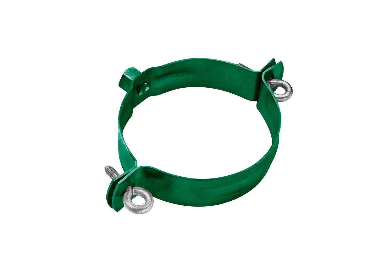 GRÖMO ALUSTAR Regenstandrohrschelle mit Gewindemutter M10