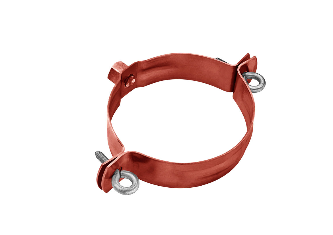 GRÖMO ALUSTAR Regenstandrohrschelle mit Gewindemutter M10